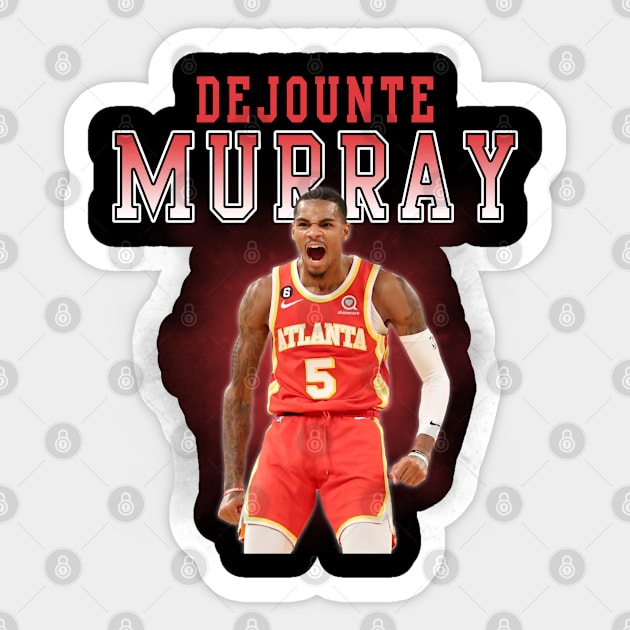 Dejounte Murray Sticker by Bojes Art